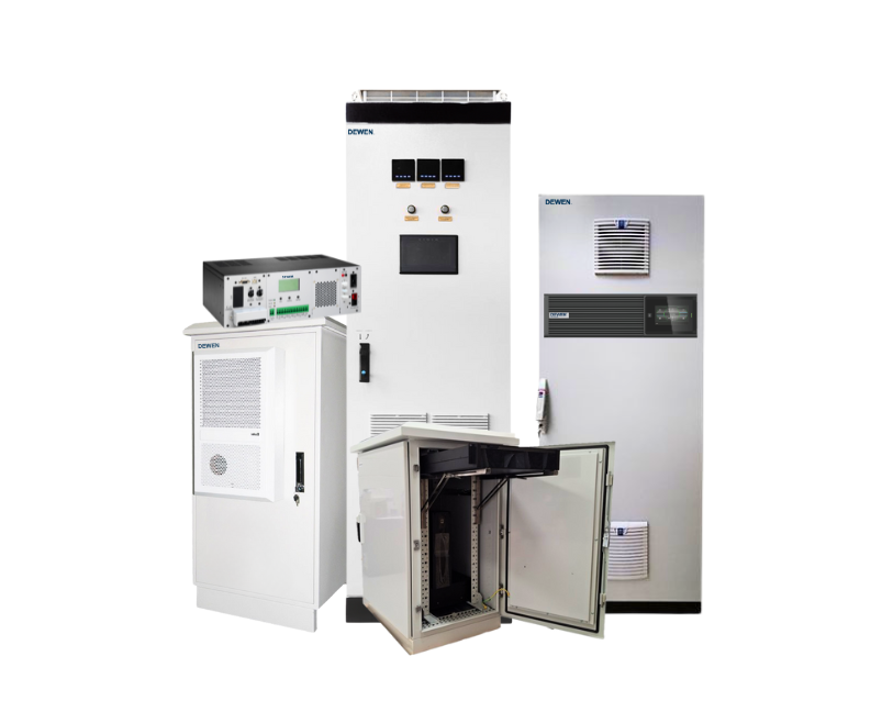 DEWEN tailored UPS and power systems including rack, cabinet, and industrial enclosures