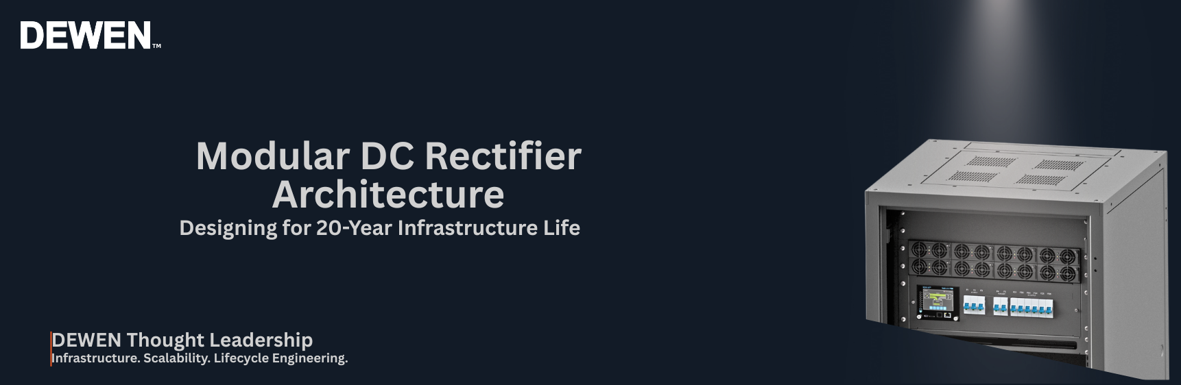 Modular DC Rectifier Architecture: Designing for 20-Year Infrastructure Life
